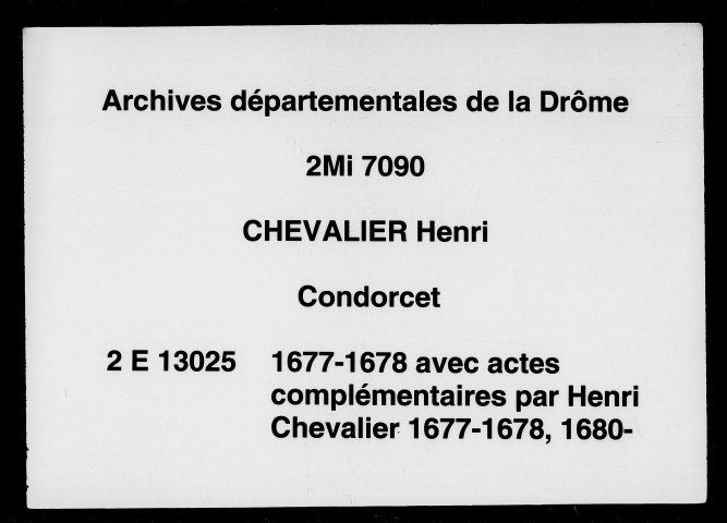 2 janvier 1677-27 décembre 1678