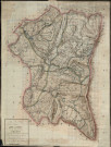 Plan géométrique. Section A, les Bruyères (n°1-[170]). Section B, la Tour (n°1-[192]). C, les Faures (n°1-[142]). D, les Bourbons (n°1-130).