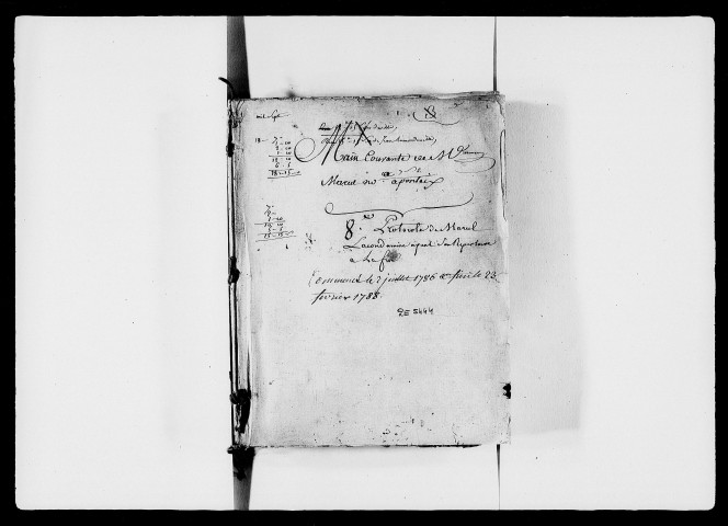 2 juillet 1786-23 février 1788