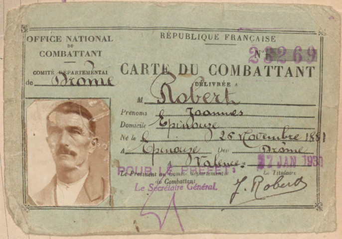 Robert, Joseph Johannès