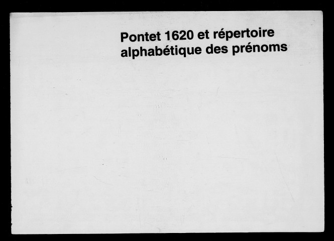 1er janvier 1620-12 novembre 1621