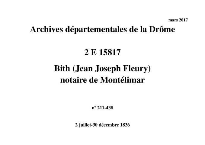 2 juillet-30 décembre 1836