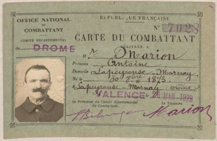Marion, Antoine
