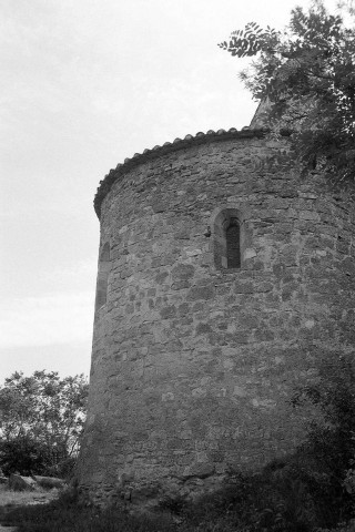 La Bâtie-Rolland. - L'abside de la chapelle Saint-Roch.