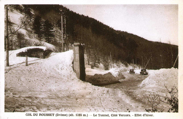 Le col du Rousset.