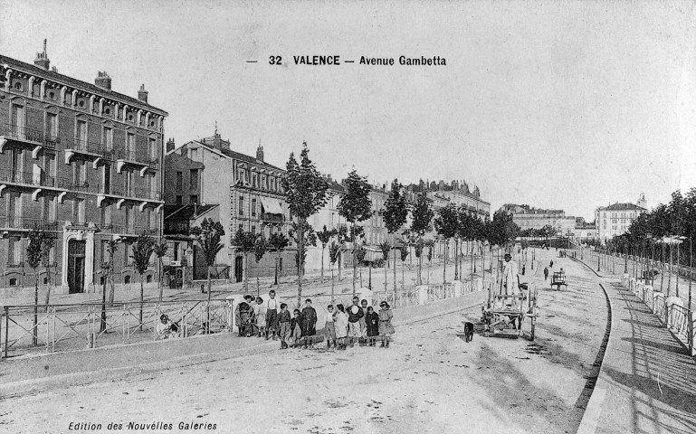 L'avenue Gambetta.