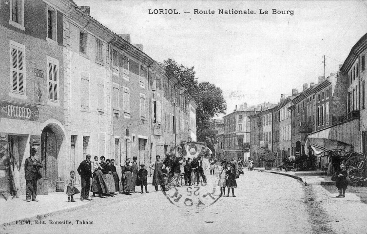 L'actuelle avenue de la République.