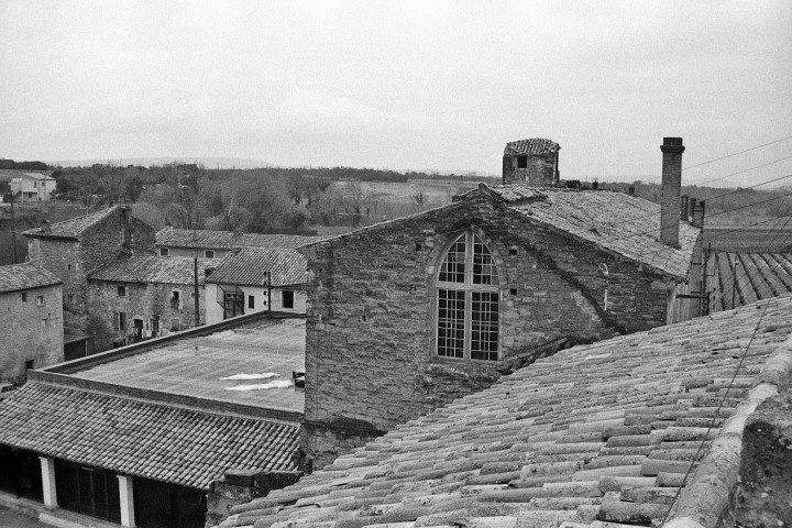 Bouchet. - La toiture de l'église Notre-Dame et de l'ancienne abbaye.