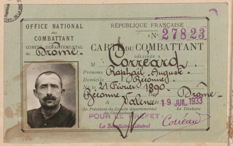 Corréard, Auguste Raphaël