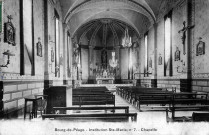 Bourg-de-Péage.- Intérieur de la chapelle de l'institution Sainte-Marie.