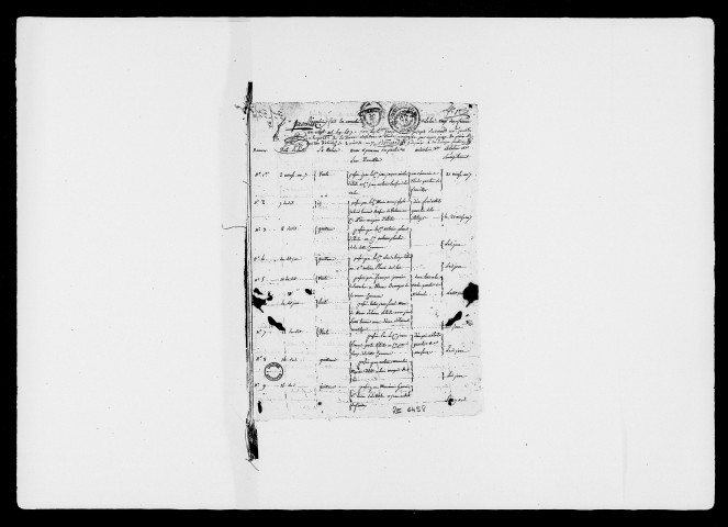 Répertoire général (2 nivôse an VII-17 novembre 1811).