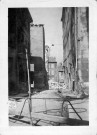 Valence.- Côte des Chapeliers après le bombardement du 15 août 1944.