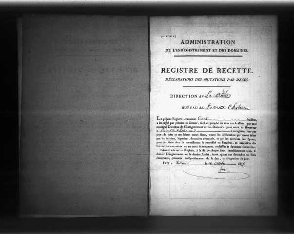  5 septembre 1836 - 25 février 1839