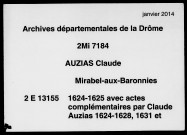 1er janvier 1624-18 janvier 1625