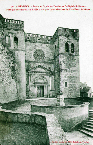 La collégiale Saint-Sauveur.