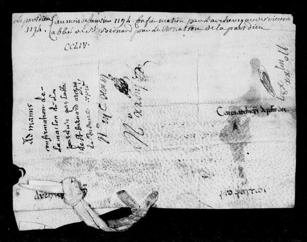 Confirmation de donation par Robert de la Tour du Pin, archevêque de Vienne.