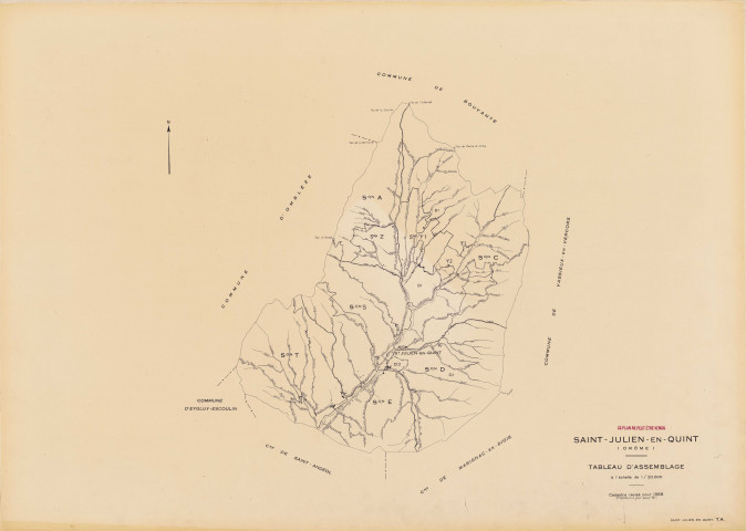 Tableau d'assemblage. 1977.