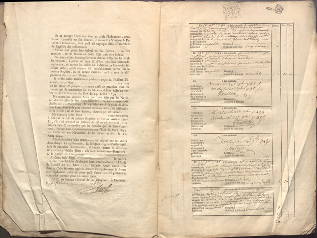 18 novembre 1748-18 janvier 1751