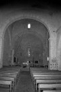 Piègros-la-Clastre.- La nef et le chœur de l'église Saint-André.