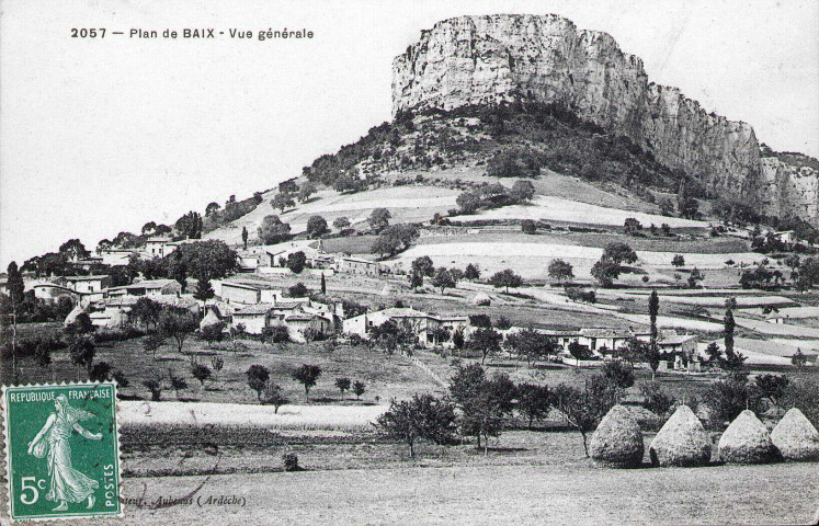 Vue générale du village.