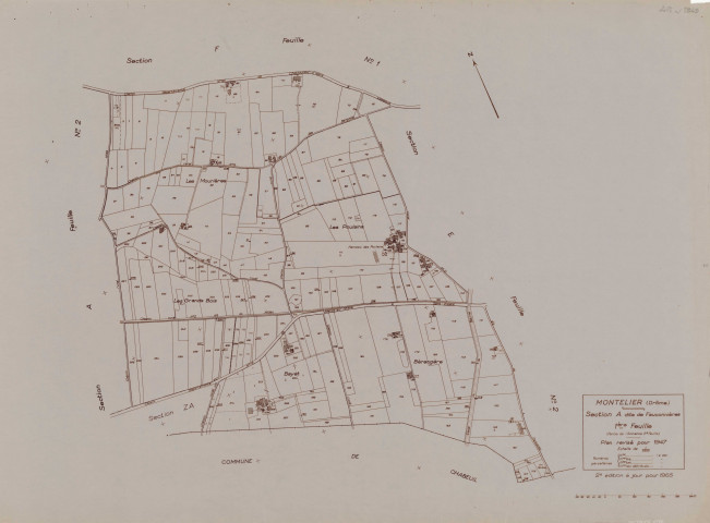 A1, Fauconnières. 1965.