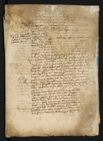 Notes étendues (1527-1534).