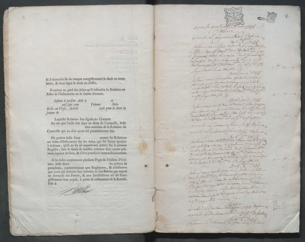 4 octobre 1748-28 avril 1750