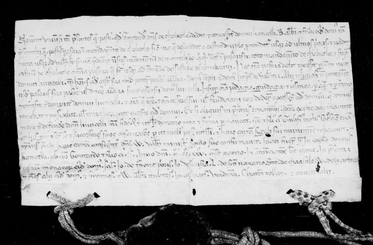 Donation avec exemption de péage par Gontard de Chabeuil.