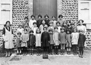 Montrigaud.- Les élèves de l'école de filles.