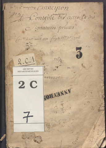 10 avril 1714-15 septembre 1716