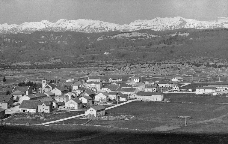 Vassieux-en-Vercors.- Vue générale du village.