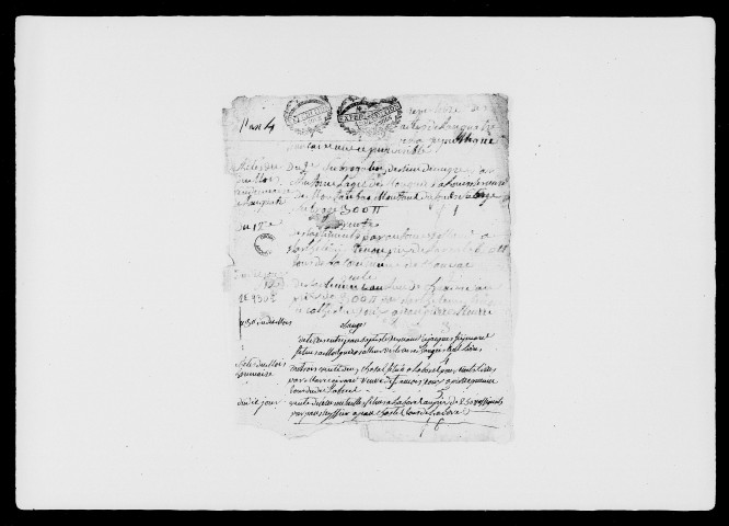 2 vendémiaire-2e jour complémentaire an IV