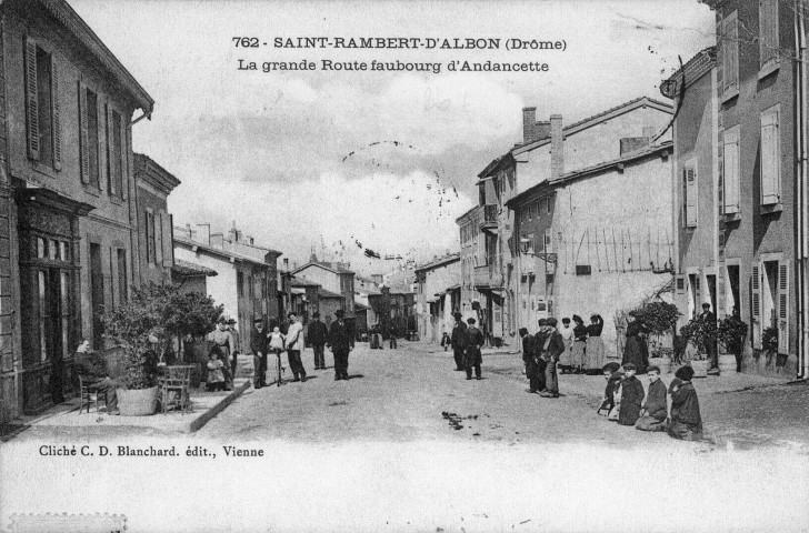 L'actuelle avenue Docteur Lucien Steinberg.