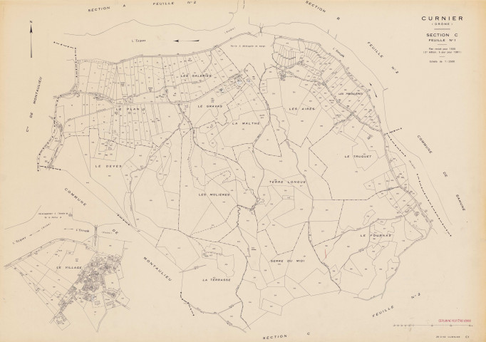 C1, Le Plan et Les Piboulières. 1981.