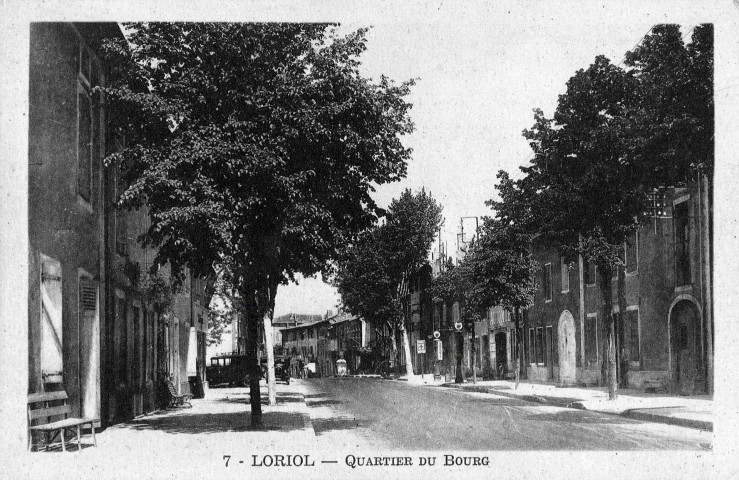 Loriol-sur-Drôme.- L'actuelle avenue de la République.