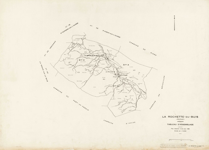 Tableau d'assemblage. 1951.