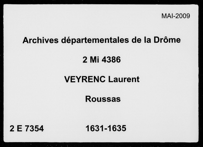 1er janvier-26 décembre 1631