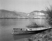 La Coucourde. - Vue du Rhône et de Cruas en Ardèche.