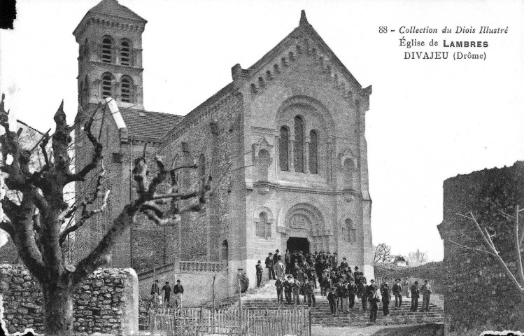 L'église Saint-Lambert du hameau de Lambres.