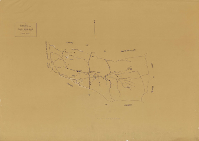 Tableau d'assemblage. 1932.