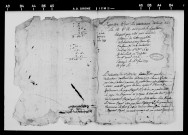 Déclarations de décès et permis d'inhumer (1751-1781).