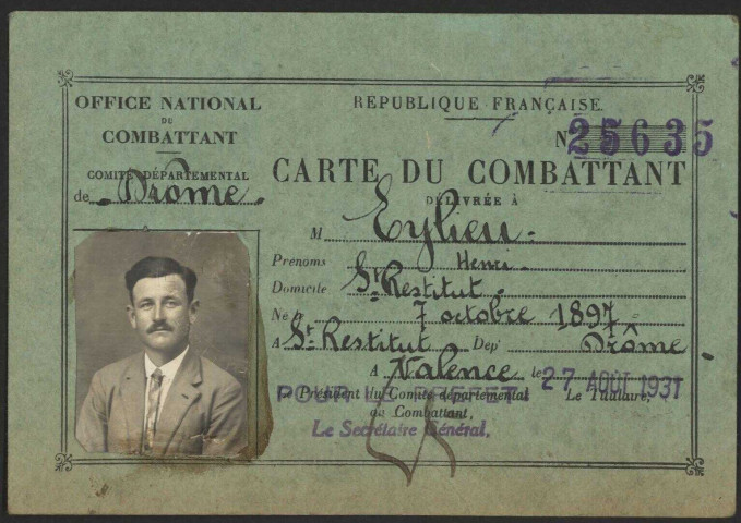 Eylieu, Henri Arthur