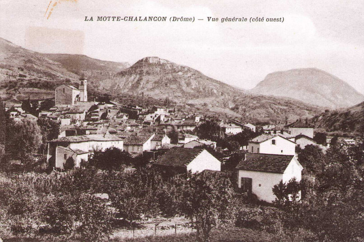 Vue générale du village.