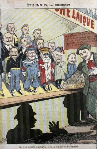 Caricatures.- Extrait du Journal "Le Pèlerin".