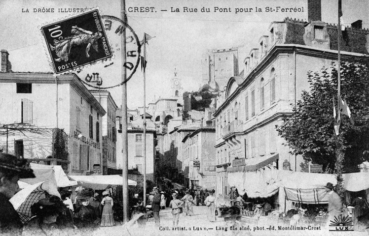 Le marché de la fête Saint-Ferréol en septembre.