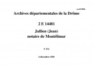 6 décembre 1584