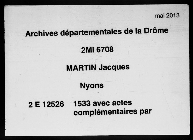 1er mars-24 décembre 1533