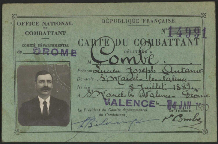 Combe, Lucien Joseph Antoine