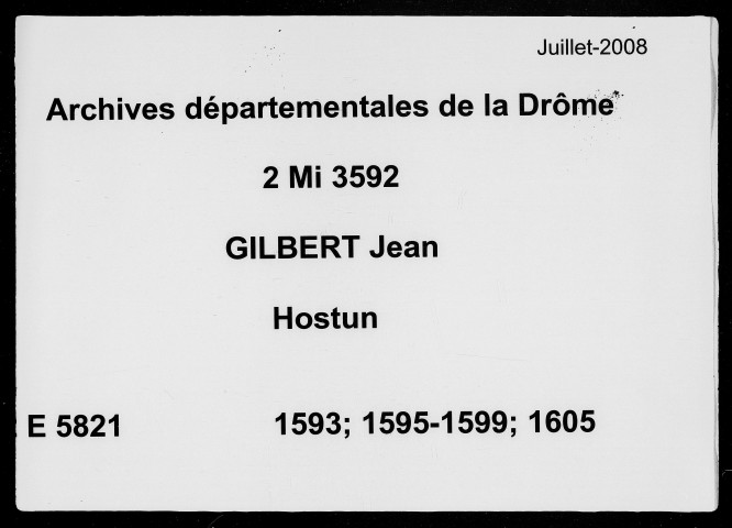 29 avril 1593-16 février 1605