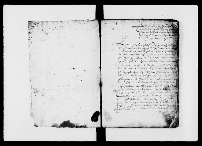 3 janvier 1669-24 décembre 1670